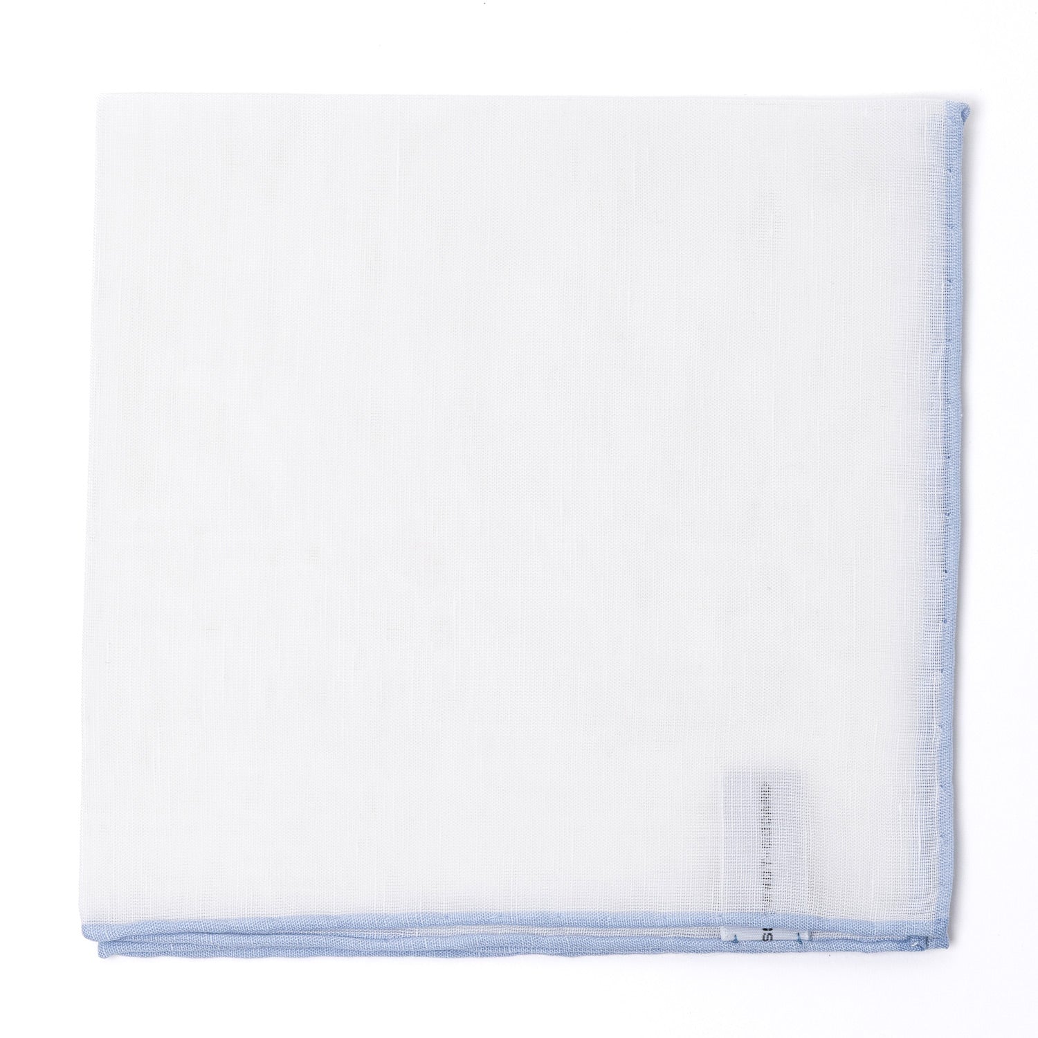 Pocket Square "Frontière 8110" made of Cotton and Linen - hand-rolled